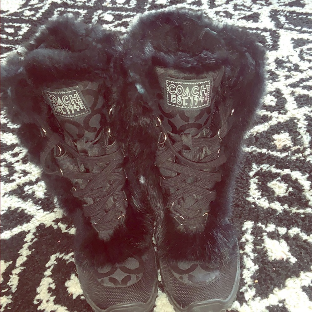 Coach boots 6.5 woman